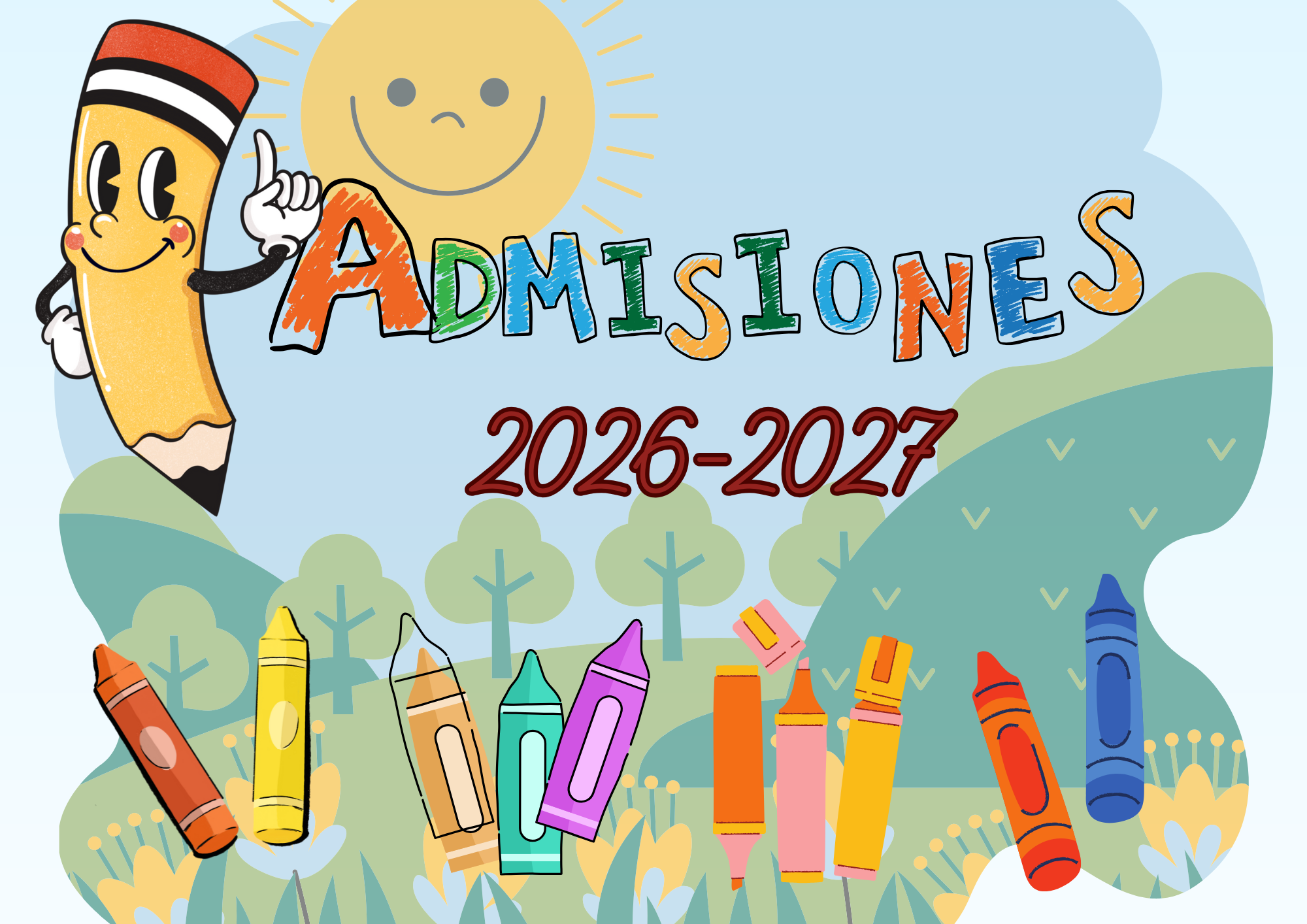 Cartel Admisiones 25 26